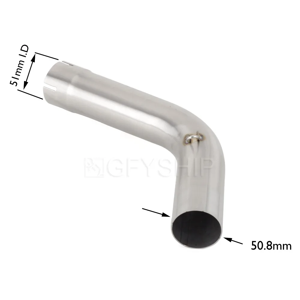 For Kawasaki Versys 1000 2019 2020 2021 KLZ 1000 19 20 21 Versys 1000 Escape Slip-on Motorcycle Exhaust Muffler Mid Link Pipe - Image 3