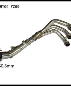 For Yamaha FZ09 MT07 FZ07 R15 R25 R3 R30 YZF FZ-09 MT09 MT-09 Motorcycle Exhaust Muffler Middle Mid Link Pipe Stainless Steel