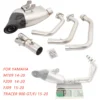 For Yamaha TRACER 900 GT/FJ FJ09 2015-2020 Motorcycles Exhaust System Escape Muffler Header Mid Link Pipe Stainless Steel MT-09