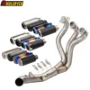 MT09 FZ09 Motorcycle Exhaust System Full Set Header Escape Moto Muffler for Yamaha MT-09 FZ-09 2014-2020 SXR900 2016-2021 Motors