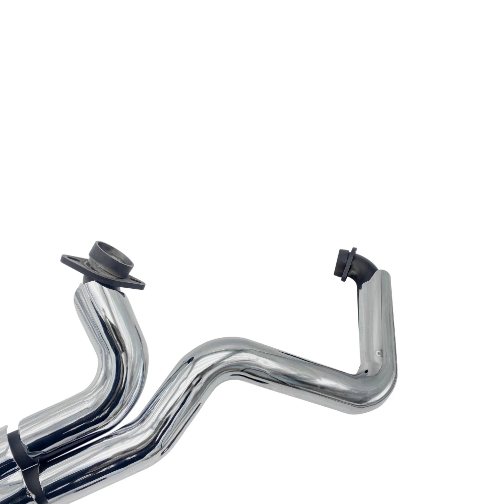 Motorcycle 2-into-1 Exhaust Full System Muffler 2 In 1 Silencer DB Killer For Indian Scout Sixty Bobber Twenty Rogue 2015-2023 - Image 2
