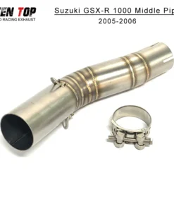 Motorcycle Exhaust Middle Link Pipe For Suzuki GSX-R 1000 Exhaust 2005-2006 Motobike Connect Link Tube GSXR1000 Middle Pipe