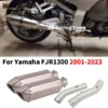 Motorcycle Exhaust Muffler With Mid Link Pipe DB Killer Slip For Yamaha FJR 1300 2001 - 2022 2023 FJR1300 FJR 1300 Escape Moto