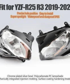 Fit for YAMAHA YZF-R25 YZF-R3 Motorcycle LED Headlight Front Lamp Assembly YZF R3 R25 2019 2020 2021 2022 Head Light