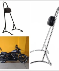 Glossy Black Sissy Bar 20" Tall for Harley Davidson Sportster XL Nightster Iron 2004-2017 Aftermarket Motorcycle Parts 2015 2016