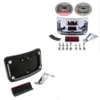 License Plate Frame Bracket w/LED Run Brake Turn For Harley Davidson FLSTN 2005-2017 Motor Parts Chrome
