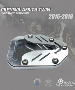 Montre Guidon Craftride Pour Honda Africa Twin XRV 750 LK1 - Style Rétro, Argentée