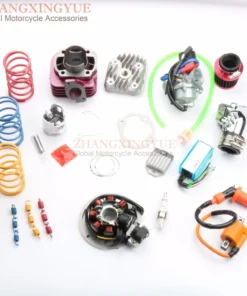 70cc Two Stroke Big Bore Kit with CDI coil carburetor spring air filter for YAMAHA JOG 50cc 1P40QMB 47mm/10mm