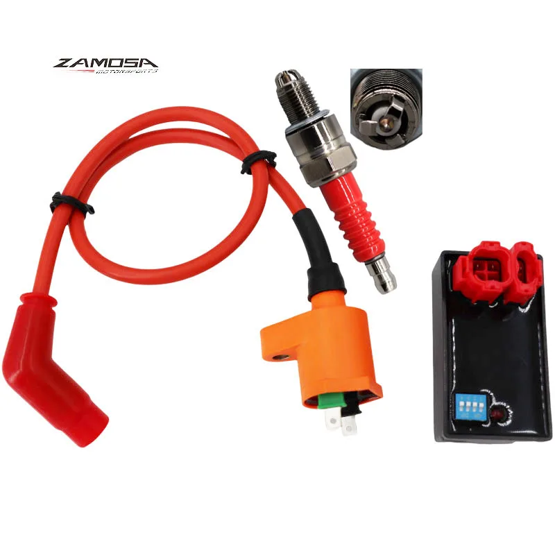 Performance Racing 6 Pins AC CDI Box Ignition Coil A7TJC Spark Plug for GY6 50 80 110 125 150cc Moped Scooter ATV Go Carts - Image 4