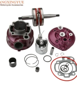 Motorcycle 90cc Big Bore Cylinder Kit & Racing Crankshaft For Yamaha DT50 Enduro DT50X SM TZR50R LC 2T AM6 Minarelli Engine