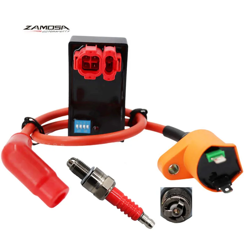 Performance Racing 6 Pins AC CDI Box Ignition Coil A7TJC Spark Plug for GY6 50 80 110 125 150cc Moped Scooter ATV Go Carts - Image 6