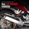 Crash Pad Motorcycle warehouseC Aluminum Exhaust Slider VFR800F Accessories for Honda VFR 800F 800 F 2014 2015 2016 2017 2018 2019