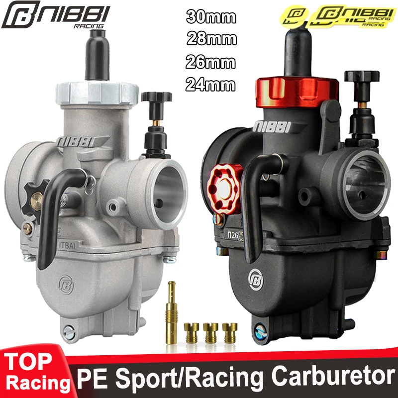 Nibbi Carburateur PE26 Mm, Universel Pour Moteur De Moto &agrave;