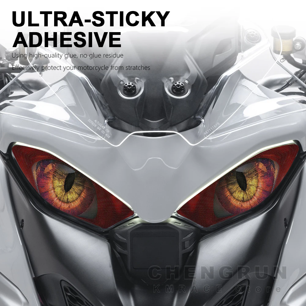Headlight Sticker Waterproof Motorcycle Decals for Ducati Multistrada V4/S V4S Accessories 2021-2024 2023 2022 Motorbike Sticker - Image 6