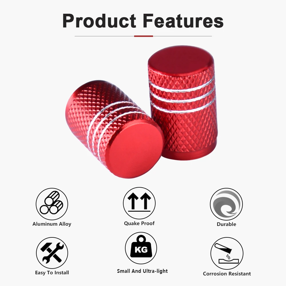 Wheel Valve Cap Aluminum Alloy Tire Valve Cover for Yamaha XV 535 250 125 750 1100 Virago XV535 XV750 XV250 XV1900 Accessories - Image 2