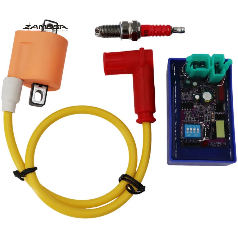 Racing Ignition Coil + 6 pin DC CDI + D8TC Spark Plug For 125cc 150cc 200cc 250cc Dirt Motor Bike ATV Quad Motorcycle - Image 6