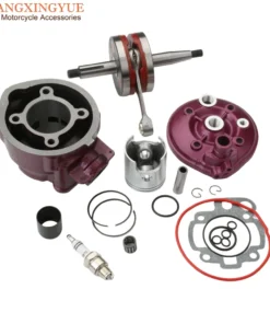 AM6 49mm 90cc Big Bore Cylinder Kit & Crankshaft For Motorhispania RX RYZ SM Pro Racing Enduro Superracing 50cc 2T Minarelli