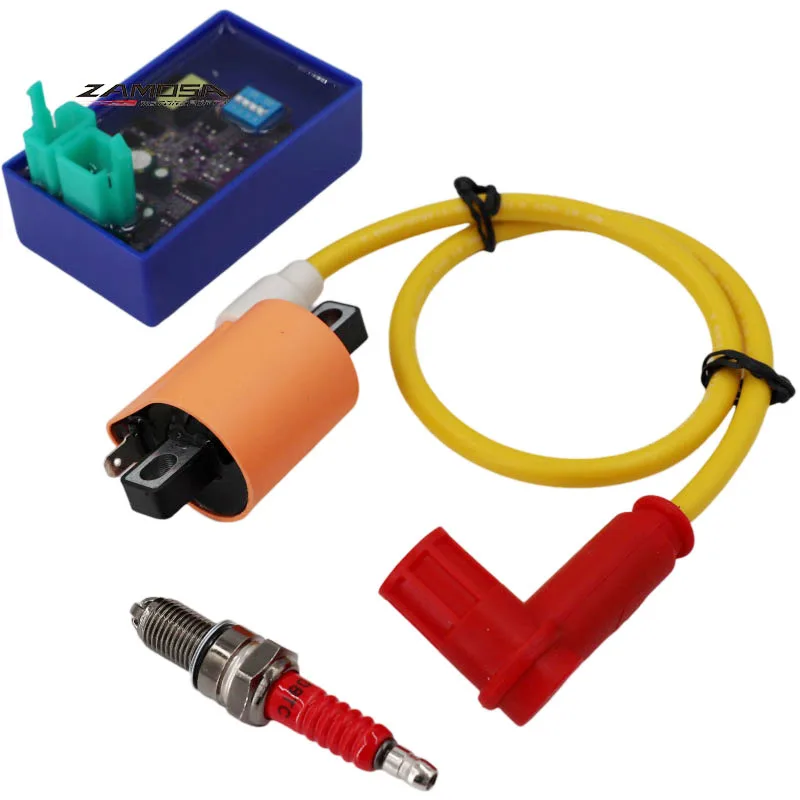 Racing Ignition Coil + 6 pin DC CDI + D8TC Spark Plug For 125cc 150cc 200cc 250cc Dirt Motor Bike ATV Quad Motorcycle - Image 3