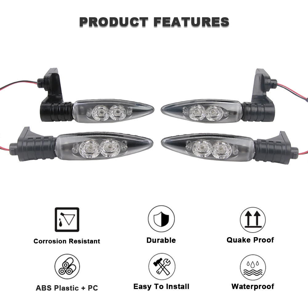 Motorcycle LED Turn Signal Light Front Rear For BMW S 1000 XR/RR S1000XR HP4 S1000RR R nine T NineT Scrambler G310R G 310 R - Image 2