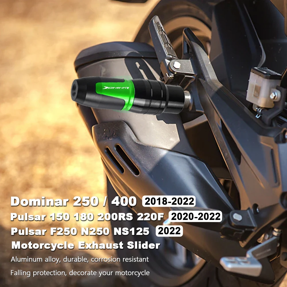 Exhaust Slider Motorcycle for Bajaj Dominar 250 400 Pulsar 200RS 150 220F 180F F250 N250 NS125 Accessories Falling Protection