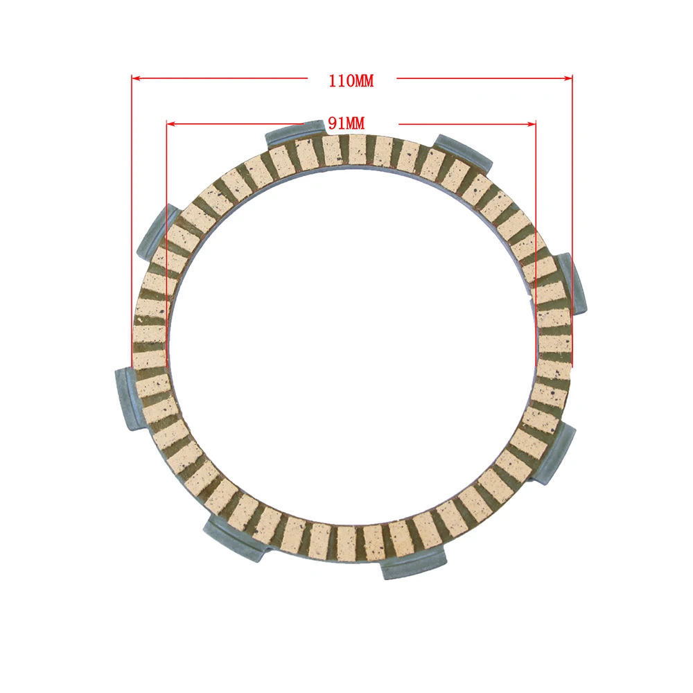 Motorcycle Clutch Friction Disc Steel Plate Kit Engine Parts for Honda VFR400 NC24 NC30 Accessories RVF400 NC35 - Image 4