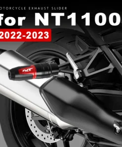 Falling Protection warehouseC Aluminum Exhaust Slider for Honda NT 1100 2023 Accessories NT1100 2022-2024 Motorcycle Crash Protectors